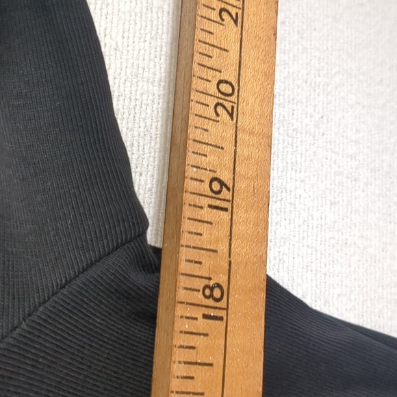 Lauren Ralph Lauren Women's Black Tunic Top w/ Brown Faux Suede Detail Size Med - Picture 11 of 11